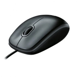 Logitech B100 | Ratón óptico negro ergonómico y fiable