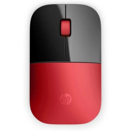 HP Ratón inalámbrico 1200 DPI | Ambidiestro y diseño elegante rojo