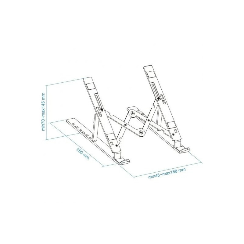 Soporte STAND RT-007 para Laptop y Tablet | Ajustable, ligero y ergonómico