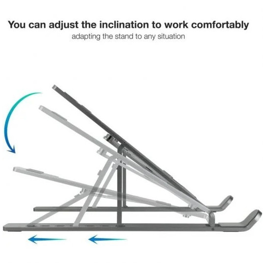 Soporte STAND RT-007 para Laptop y Tablet | Ajustable, ligero y ergonómico