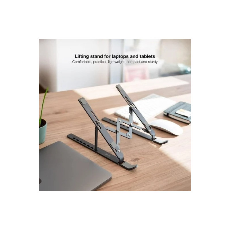 Soporte STAND RT-007 para Laptop y Tablet | Ajustable, ligero y ergonómico