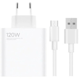 Xiaomi 120W Charging Combo USB-A Blanco | Carga ultrarrápida