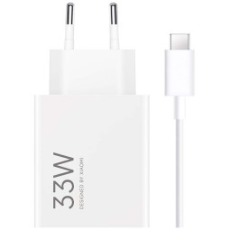 Xiaomi 33W Charging Combo USB-A Blanco | Cargador rápido