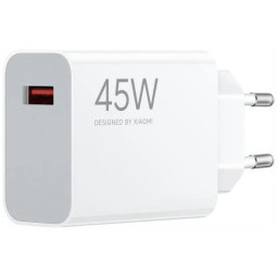 Xiaomi Adaptador de Corriente 45 W USB-A Blanco | Carga rápida