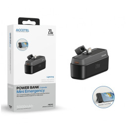 PBB2413W Mini Batería externa Lightning | 5000 mAh, 20 W PD 3.0