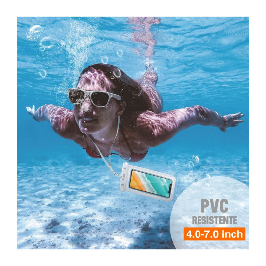 Funda Impermeable S12A para Móvil 4-7" – Protección Total IPX8 Funda Impermeable S12A para Móvil 4-7" – Protección Total IPX8