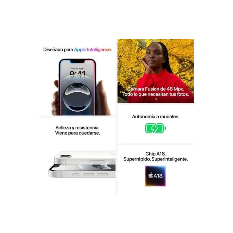 iPhone 16e nuevo precintado | 3 años de garantía oficial
