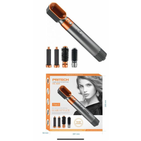 Secador de Pelo 5 en 1 con 5 Accesorios | Potente y Versátil