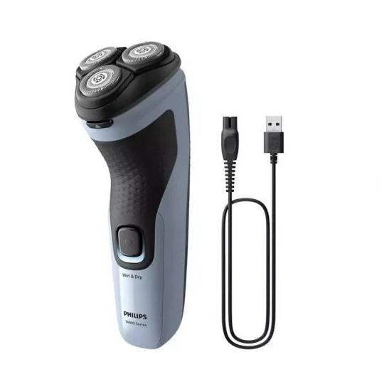Philips Shaver 3000X Series 3003/00X – Afeitadora Eléctrica Seco/Húmedo Inalámbrica