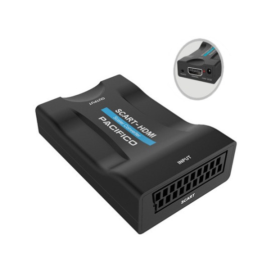 Pacífico NP-HD711 – Conversor SCART a HDMI Full HD 1080p Pacífico NP-HD711 – Conversor SCART a HDMI Full HD 1080p
