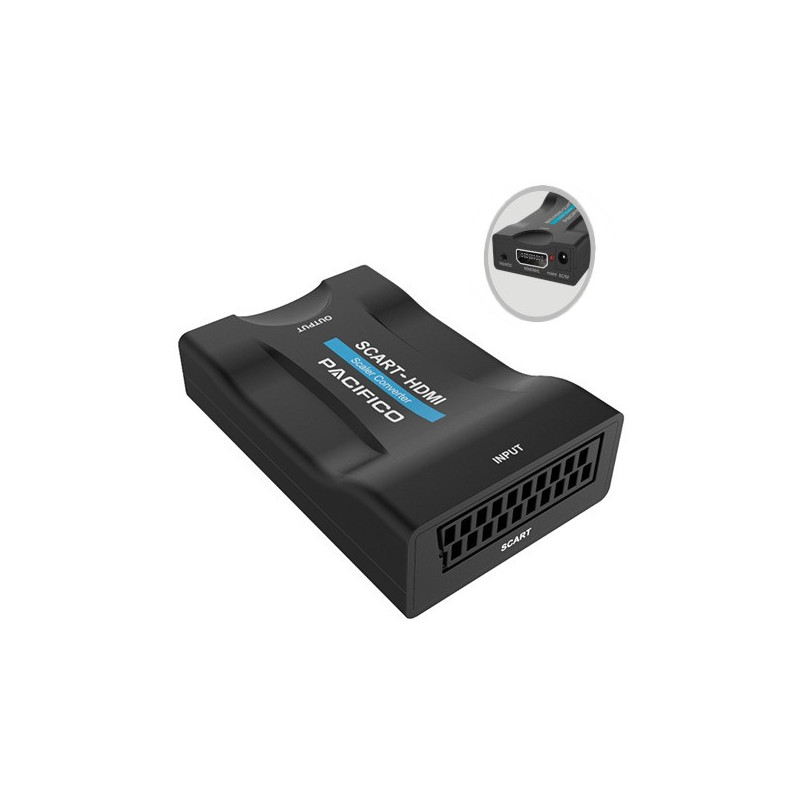 Pacífico NP-HD711 – Conversor SCART a HDMI Full HD 1080p Pacífico NP-HD711 – Conversor SCART a HDMI Full HD 1080p