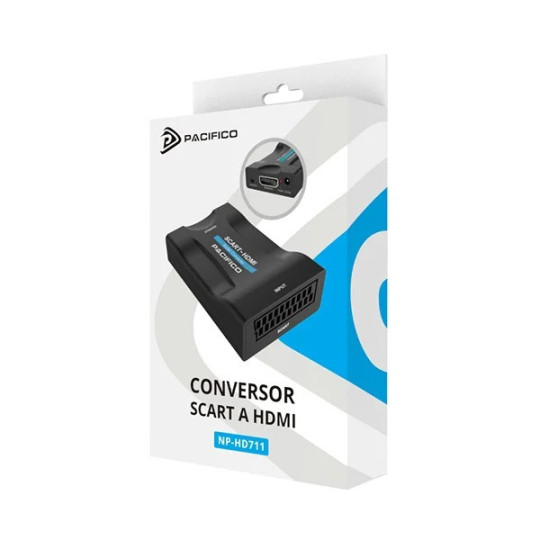Pacífico NP-HD711 – Conversor SCART a HDMI Full HD 1080p Pacífico NP-HD711 – Conversor SCART a HDMI Full HD 1080p