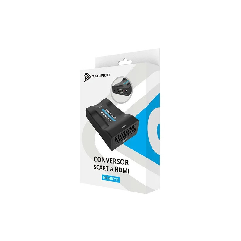 Pacífico NP-HD711 – Conversor SCART a HDMI Full HD 1080p Pacífico NP-HD711 – Conversor SCART a HDMI Full HD 1080p