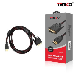 Cable HDMI a DVI 1.5m TC-X22 – Transmisión de Vídeo Digital