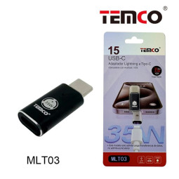 Adaptador Lightning hembra a macho TIPO-C MLT03 | Conexión rápida y estable