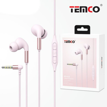 Auriculares ES15 con Micrófono | Sonido Estéreo de Alta Fidelidad