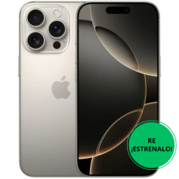 iPhone 16 Pro reacondicionado 100% batería | 1 año garantía