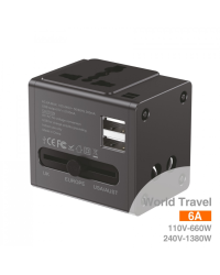 Adaptador enchufe World...