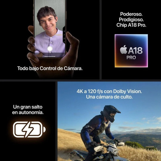 iPhone 16 Pro Max Precintado | Apple 2025 | Chip A18 Pro y Pantalla 6,9"